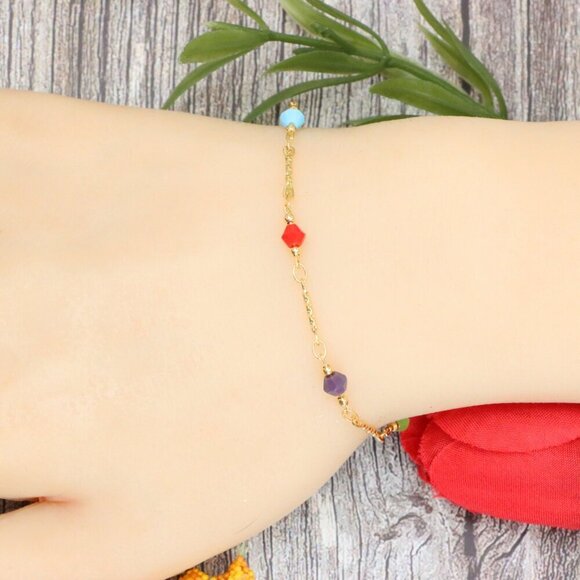 "Trendy Handmade Bracelet – A Stylish Gift for Women & Girls, MAR091551 - Picture 5 of 10